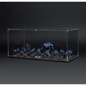 Wicked Brick Display Case for Warhammer Army with Clear Background - Small / Tall / Deep