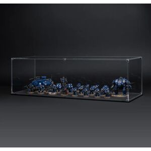 Wicked Brick Display Case for Warhammer Army with Clear Background - Large / Tall / Deep