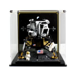 Wicked Brick Display case for LEGO®: NASA Apollo 11 Lunar Lander (10266) - Display case with background design