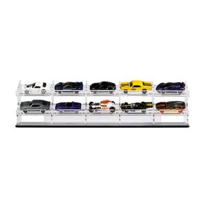 Wicked Brick Horizontal Display stand for 1:64 scale Hot Wheels cars - 5 cars wide x 2 tiers