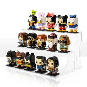 Wicked Brick Display podium for LEGO® Brickheadz for IKEA® Billy Bookcase - 1/2 / Clear