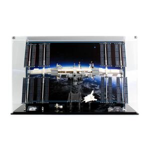 Wicked Brick Display cases for LEGO® Ideas: International Space Station (21321) - Display case with printed background