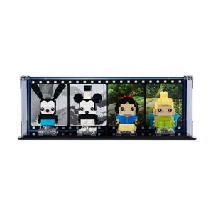 Wicked Brick Display Case for LEGO® Brickheadz Disney 100th Celebration (40622) - Display case with background design
