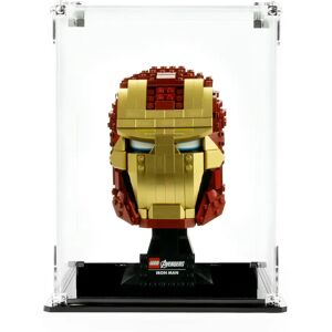 Wicked Brick Display case for LEGO®: Iron Man Helmet (76165) - Display case with Clear Background