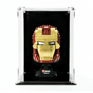 Wicked Brick Display case for LEGO®: Iron Man Helmet (76165) - Display case with Black background