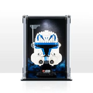 Wicked Brick Display case for LEGO® Star Wars Captain Rex Helmet (75349) - Display case with Blue printed background