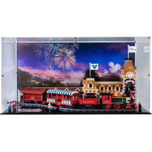 Wicked Brick Display case for LEGO® Disney Train and Station (71044) - Display case with background design