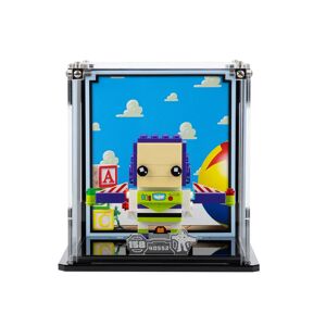 Wicked Brick Display Case for LEGO® Brickheadz Buzz Lightyear (40552) - Display case with background design