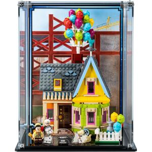 Display Case For LEGO® ‘Up’ House   Display Case With Background Design   Perspex® Acrylic Display Case   Premium Materials   Wicked Brick