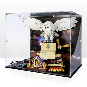 Wicked Brick Display case for LEGO® Hogwarts™ Icons - Collectors' Edition (76391) - Display case with printed background