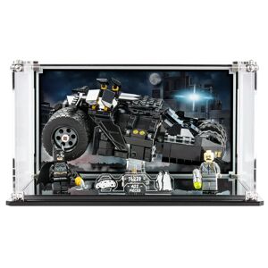 Wicked Brick Display Case for LEGO® DC Batman™ Batmobile™ Tumbler: Scarecrow™ Showdown (76239) - Display case with printed background