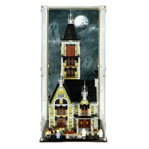 Wicked Brick Display Case for LEGO® Creator Expert: Haunted House (10273) - Display case with printed background (closed)