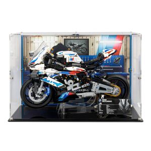Wicked Brick Display Case for LEGO® BMW M 1000 RR (42130) - Display case with printed background
