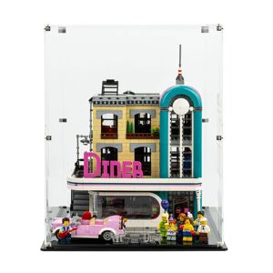 Wicked Brick Display Case for LEGO® Downtown Diner (10260) - Display case