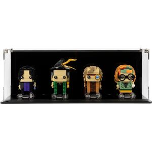 Wicked Brick Display Case for LEGO® Brickheadz Harry Potter Professors of Hogwarts (40560) - Display case with black back plate