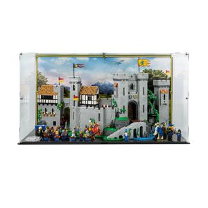 Wicked Brick Display case for LEGO® Lion Knights' Castle (10305) - Display case with UV printed background