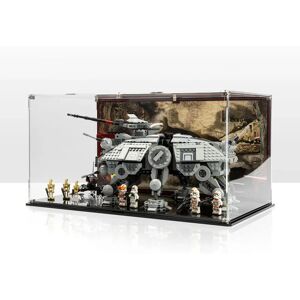 Wicked Brick Display case for LEGO® Star Wars AT-TE™ Walker (75337) - Display case with background design