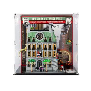 Wicked Brick Display Case for LEGO® Marvel Sanctum Sanctorum (76218) - Display case with background design
