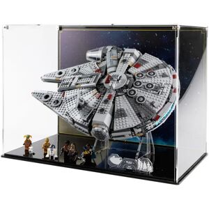 Wicked Brick Display case for LEGO® Star Wars™ Millennium Falcon (75257) - Display Case with Background