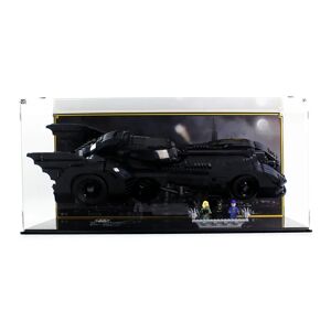 Wicked Brick Display case for LEGO® Batman™ 1989 Batmobile (76139) - Display case with vinyl printed background