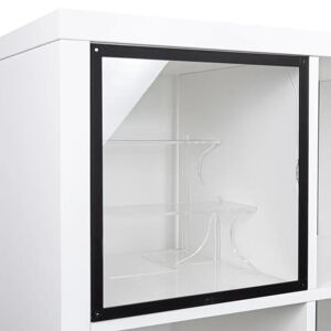 Display Windows for IKEA® KALLAX Unit   Black Matte / Single Window   IKEA Kallax   Display Shelf   Display Case   Wicked Brick