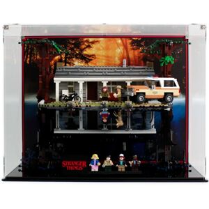 Wicked Brick Display case for LEGO® Stranger Things: The Upside Down (75810) - Display Case with Printed Background