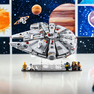 Wicked Brick Display stand for LEGO® Star Wars™ Millennium Falcon™ (75257) - Display stand and Minifigure add-on