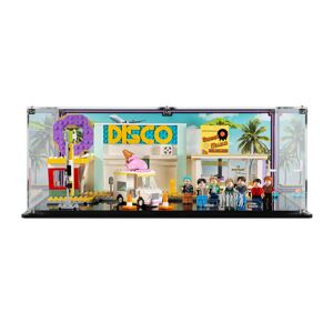 Wicked Brick Display case for LEGO® Ideas: BTS Dynamite (21339) - Display case with background design