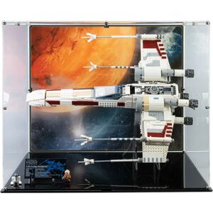 Wicked Brick Display case for LEGO® Star Wars: X-Wing Starfighter™ (75355) - Display case with background