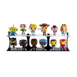 Wicked Brick Desktop display shelf for FUNKO Pop! Vinyl Figures - 6 wide / 2 tier