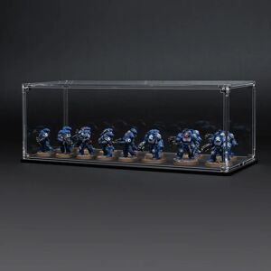 Wicked Brick Display Case for Warhammer Squad with Clear Background - Large / Tall / Deep