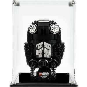 Wicked Brick Display case for LEGO® Star Wars™ TIE Fighter pilot helmet (75274) - Display Case with Clear Background