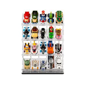 Wicked Brick Vertical Display stand for 1:64 scale Hot Wheels cars - 5 cars wide x 4 tiers