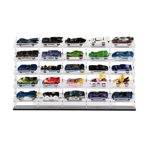 Wicked Brick Horizontal Display stand for 1:64 scale Hot Wheels cars - 5 cars wide x 5 tiers