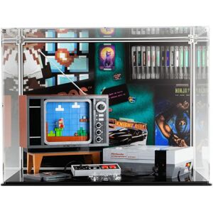 Wicked Brick Display case for LEGO®: Nintendo Entertainment System (71374) - Display case with printed vinyl background