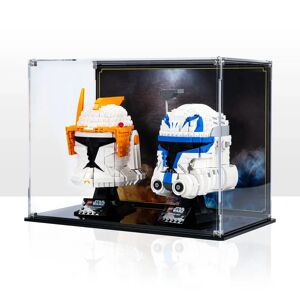 Wicked Brick Display Case for LEGO® Star Wars Commander Cody and Captain Rex Helmets (75349 & 75350)