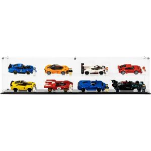 Wicked Brick Display case for 8x LEGO® Speed Champions Cars (2x4) - Display case