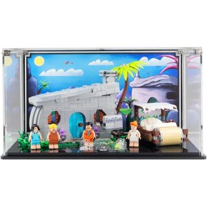 Wicked Brick Display case for LEGO® Ideas: The Flintstones (21316) - Display case with printed vinyl background