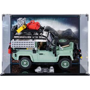 Wicked Brick Display case for LEGO® Icons: Land Rover Classic Defender 90 (10317) - Display case with background design