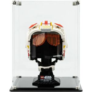 Wicked Brick Display Case for LEGO® Luke Skywalker™ (Red Five) Helmet (75327) - Clear background