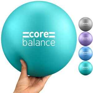 Balance Small Pilates Ball   20cm to 23cm   Soft Yoga Stability Toning Ball   Non Slip   Teal