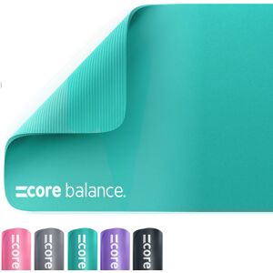 Balance Pilates Mat   183cm x 60cm   Extra Thick 10mm NBR Foam for Cushioning & Protection   Strap Included