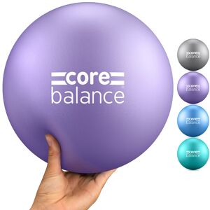 Balance Small Pilates Ball   20cm to 23cm   Soft Yoga Stability Toning Ball   Non Slip   Purple