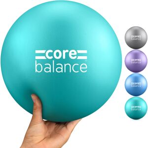 Balance Small Pilates Ball   20cm to 23cm   Soft Yoga Stability Toning Ball   Non Slip   Teal