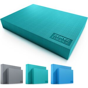 Balance Pad   Non Slip TPE Foam   50cm x 40cm x 5cm   Core & Stability Trainer   Teal