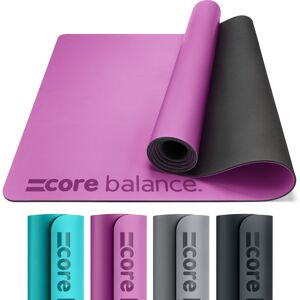 Balance Professional Rubber Yoga Mat   183cm x 68cm x 4mm   Non Slip   Extra Strong & Grippy