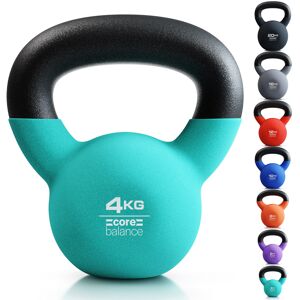 Balance Cast Iron Kettlebell 4kg   Soft Touch Neoprene   6kg, 8kg, 10kg, 12kg,16kg, 20kg