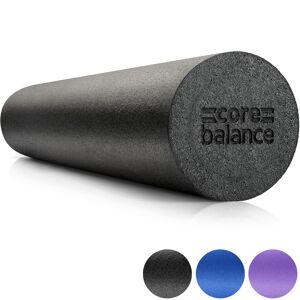 Balance Long Foam Roller   90cm x 15cm   Muscle Massage Roll for Legs & Back   Black