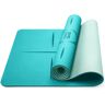 Balance Premium Yoga Mat   Alignment Lines   183cm x 65cm x 6mm   Non Slip TPE Foam   Exercise & Fitness