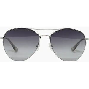 Men's Calvin Klein Smoke Lens Silver Sunglasses - Size: ONE size Men's Calvin Klein Smoke Lens Silver Sunglasses - Size: ONE size